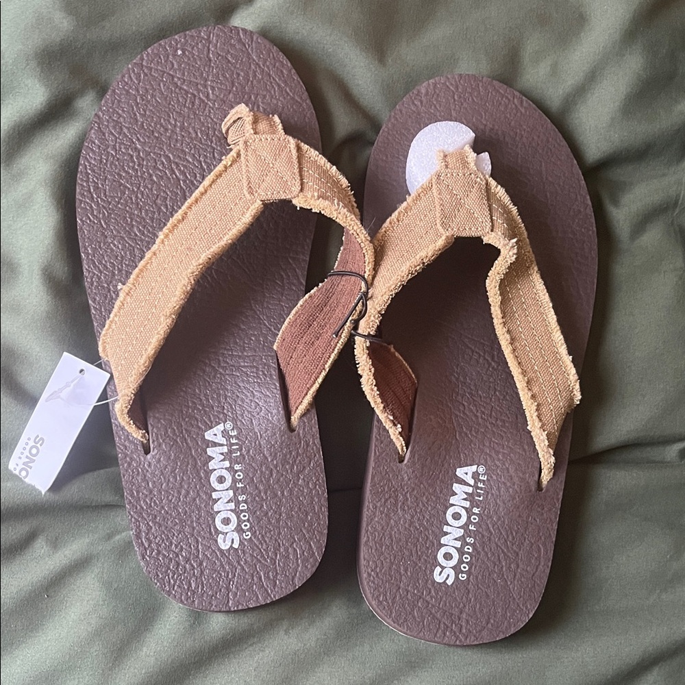 Sonoma Casual Brown and Tan Sandals